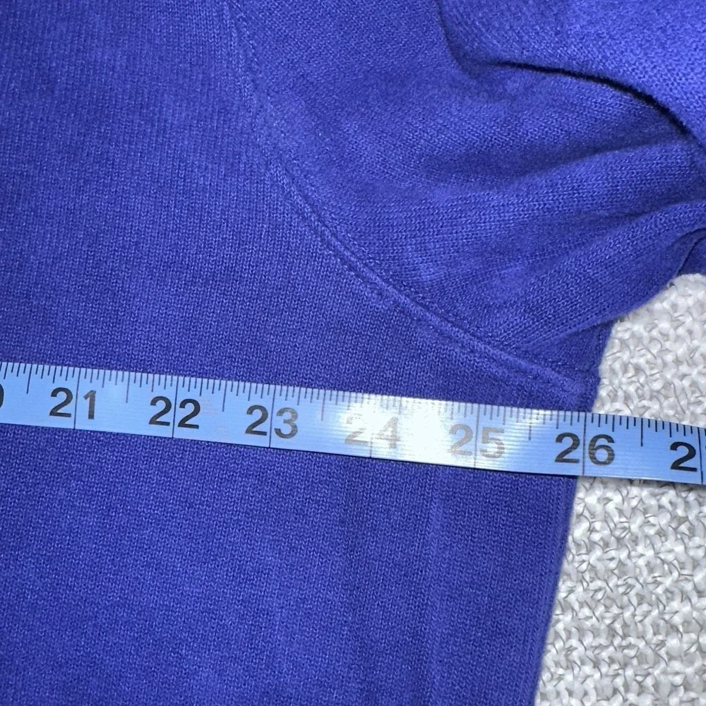 Polo Ralph Lauren Estate Rib 1/4 Zip Pony Pullover Blue Preppy Casual XL